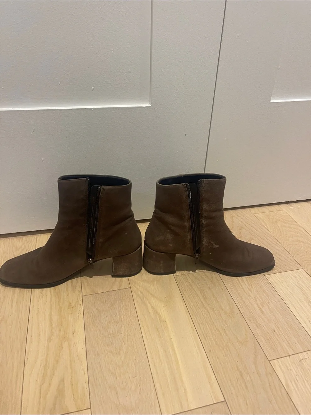 Vagabond Taupe Suede Ankle Boots